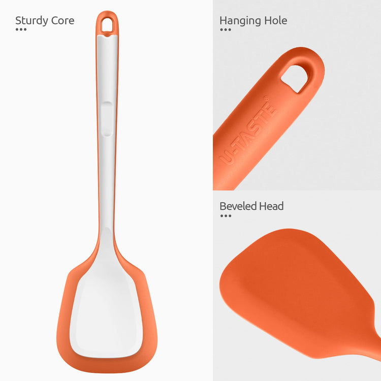 Silicone Turner Spatula Set of 2 (2 Count)
