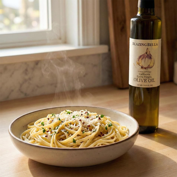 Garlic Infused Extra Virgin Olive Oil (16.9 Fl Oz)