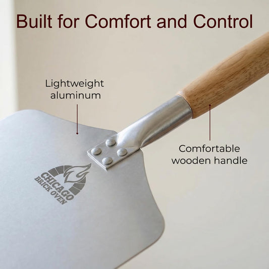 Pizza Peel 12" x 14" Aluminum Pizza Paddle