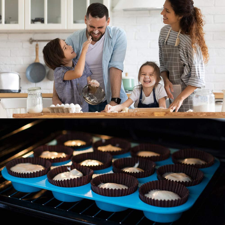 Silicone Muffin Pan Cupcake Set (2 Count)