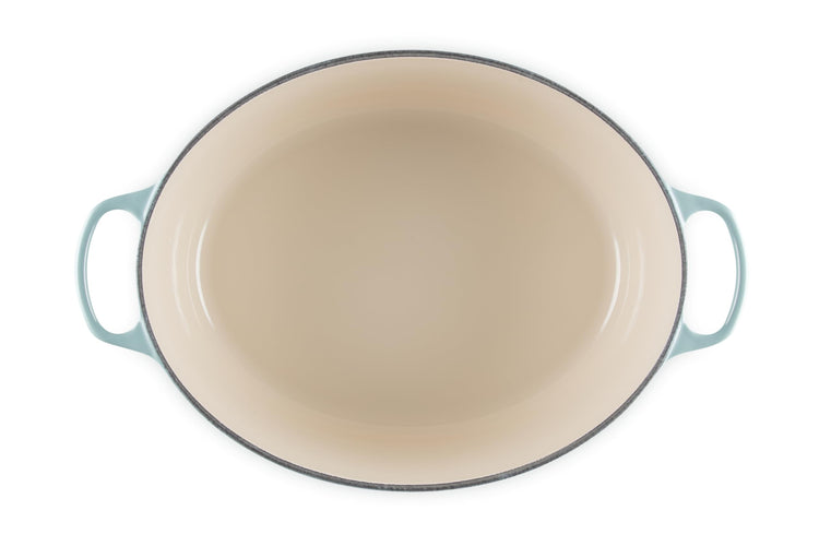 Enameled Cast Iron Oval Dutch Oven