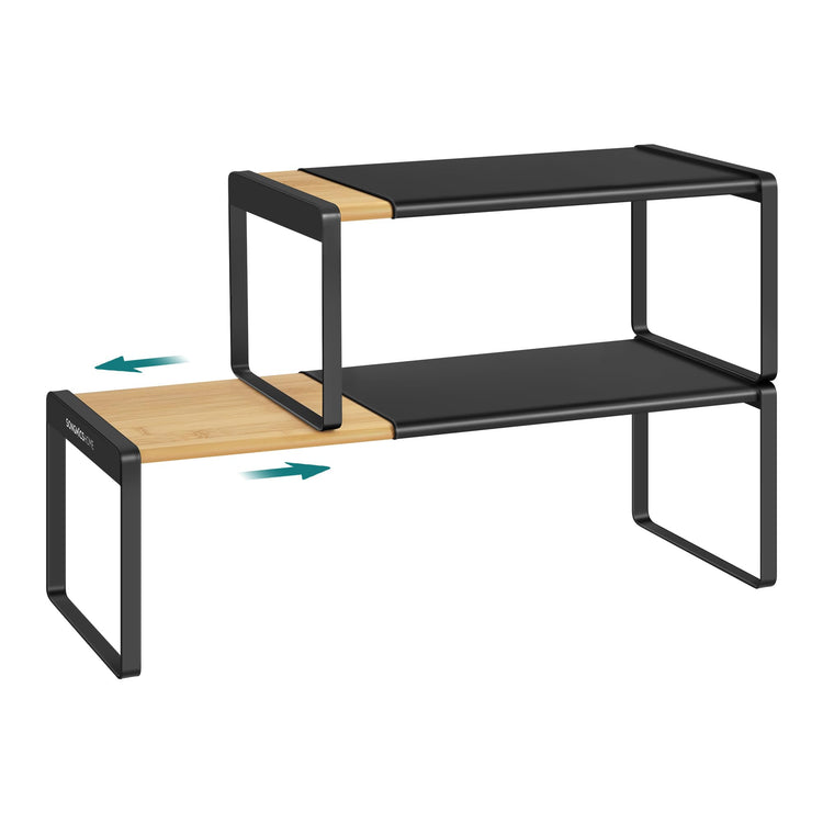 Spice Rack Expandable Cupboard Shelf Orgnizer (2 Count)
