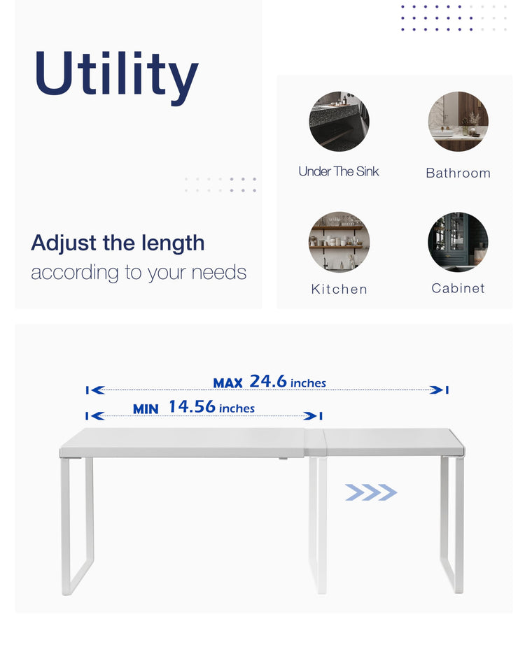 Expandable Cabinet Shelf