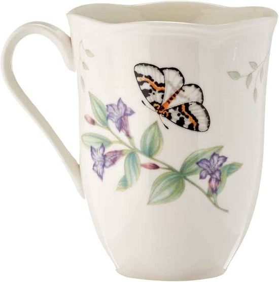 Lenox Dinnerware Set, Butterfly Meadow 18-Piece Set, Service For 6, White Porcelain, Butterfly And Flower Designs, Plates And Bowls Sets, Dishwasher Safe, Home & Kitchen (18 Pieces, Assorted)