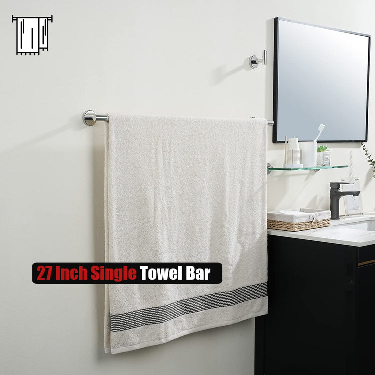 Chrome Bath Towel Bar