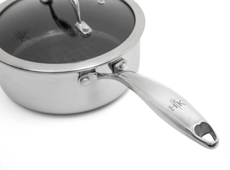 Hell’s Kitchen Hybrid 2.5 Qt Saucepan with Lid (2 Count)