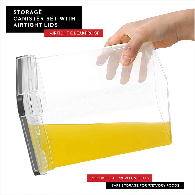 Extra Large Flour and Sugar Storage Containers 6.5L (2 Count)