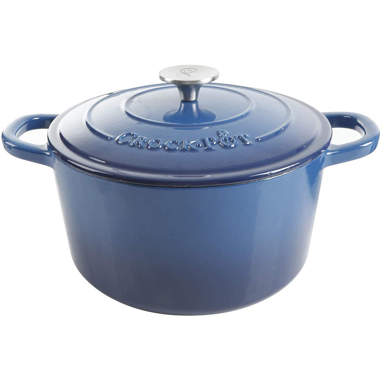 Artisan 5 Quart Round Enameled Cast Iron Dutch Oven