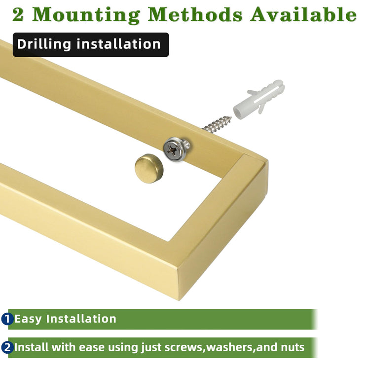 Hand Towel Holder Towel Bar for Bathroom Wall Mounted 12 Inch