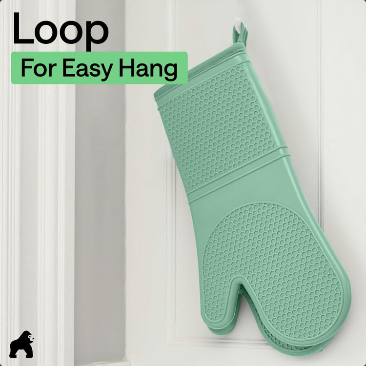 BPA Free Soft Silicone Oven Mitts