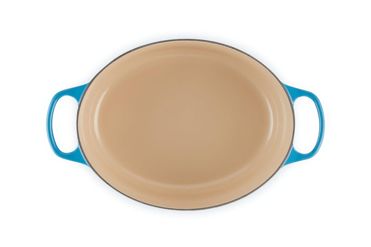 Enameled Cast Iron Oval Dutch Oven