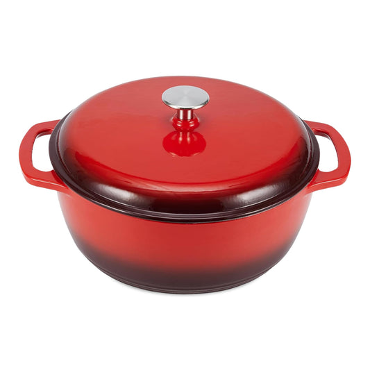 Enameled Cast Iron Dutch Oven Pot with Lid