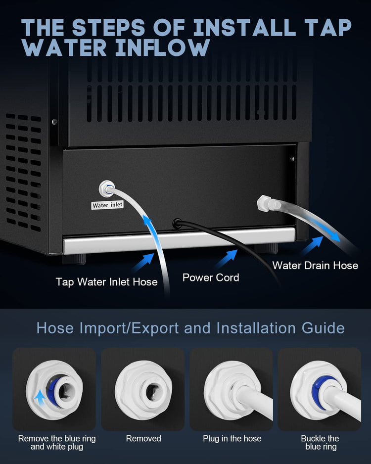 Upgraded Commercial Ice Maker