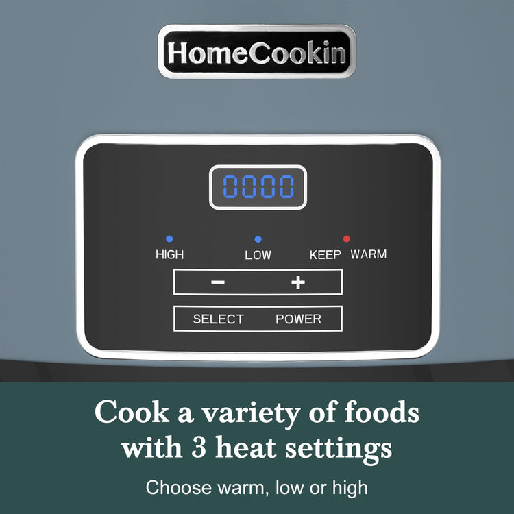 7 Quart Programmable Slow Cooker with Timer Keep Warm