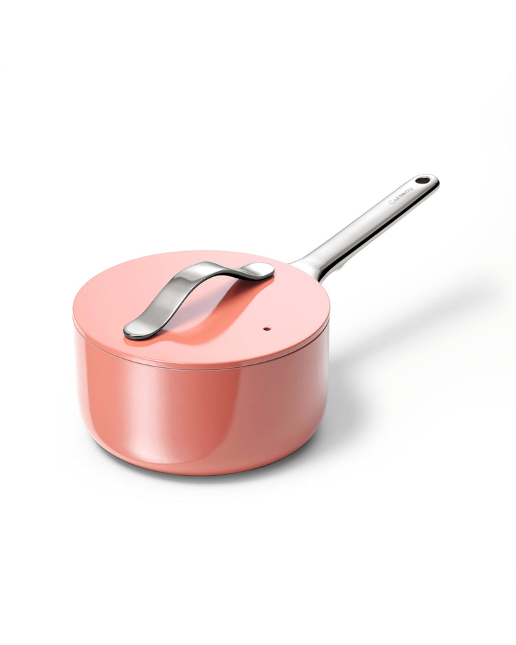 Non Stick 1.75 qt Ceramic Sauce Pan with Lid