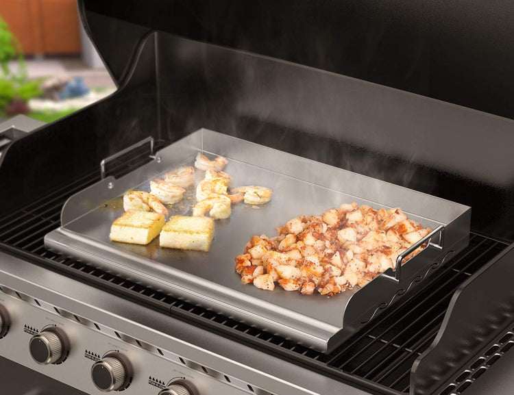 Stainless Steel Griddle Flat Top Plate 17" x 13"