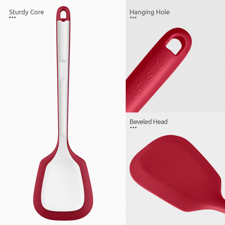 Silicone Turner Spatula Set of 2 (2 Count)