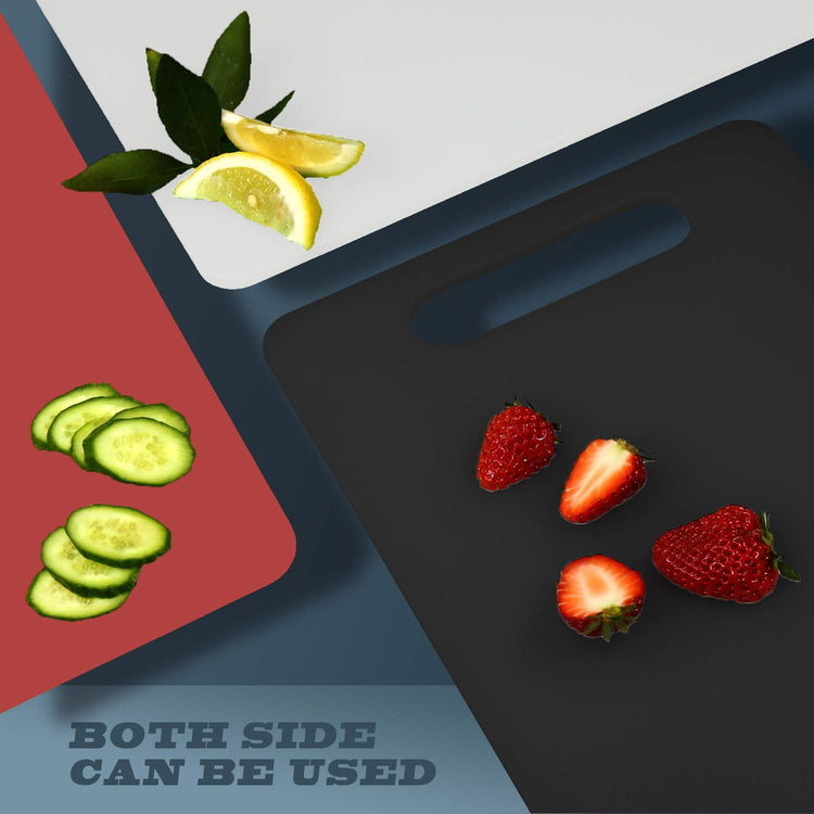 Plastic Utility Cutting Board with Handles