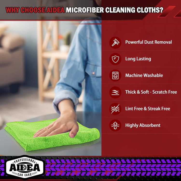 Microfiber Cleaning Cloth (20 Count)