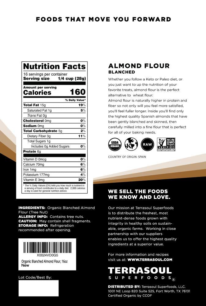 Organic Almond Flour (16 Ounce)