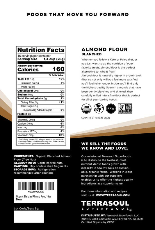 Organic Almond Flour (32 Ounce)