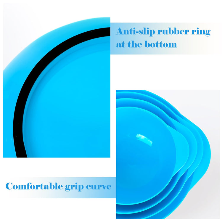 Plastic Mixing Bowls with Pour Spout