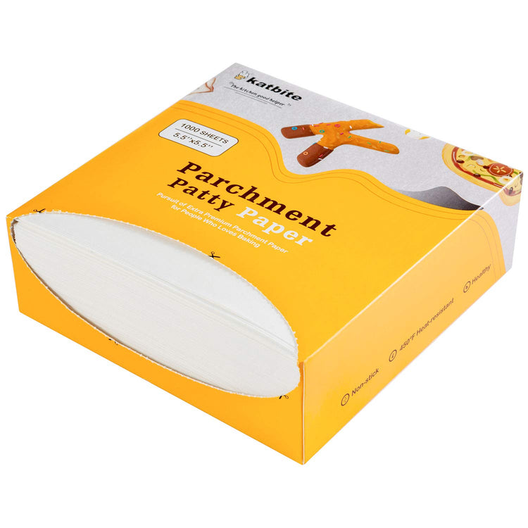 1000 Pcs Burger Patty Paper Squares (1000 Count)