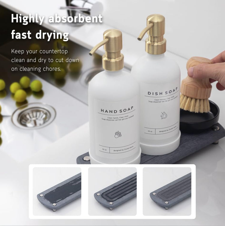 Luxury] Kitchen Soap Dispenser Set