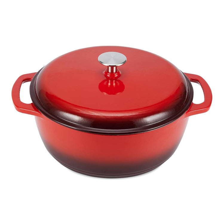 Enameled Cast Iron Dutch Oven Pot with Lid