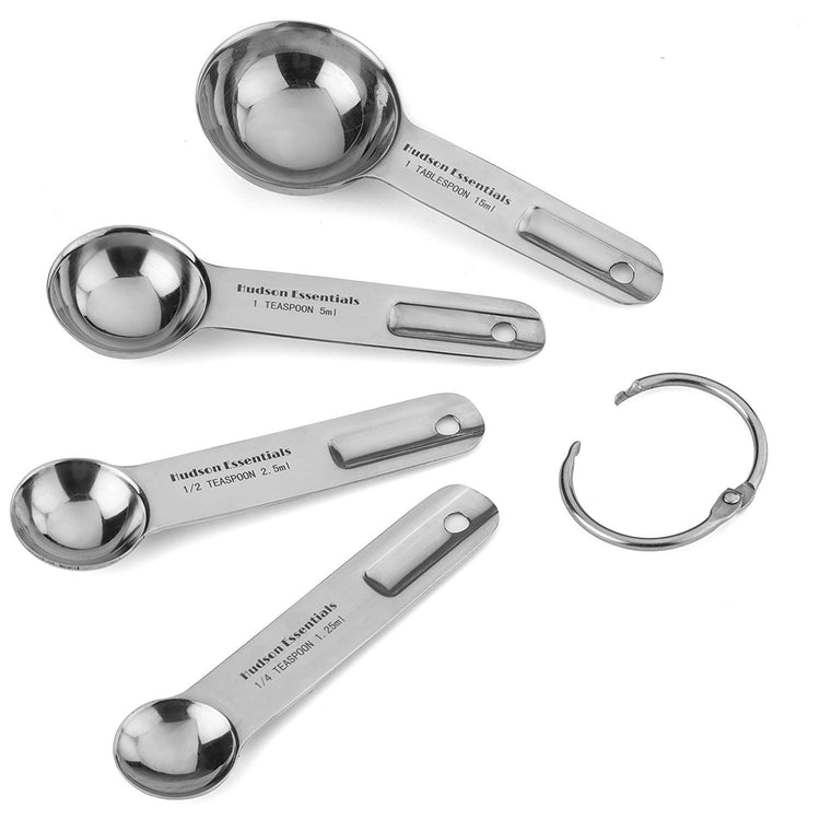 Stainless Steel Measuring Cups and Spoons Set