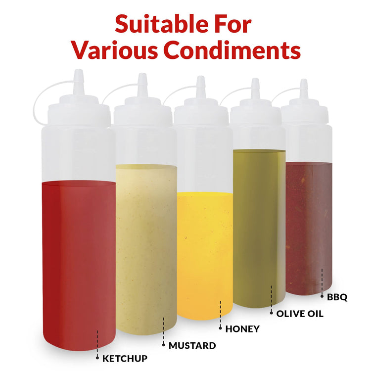 Plastic Squeeze Bottles (10 Count)