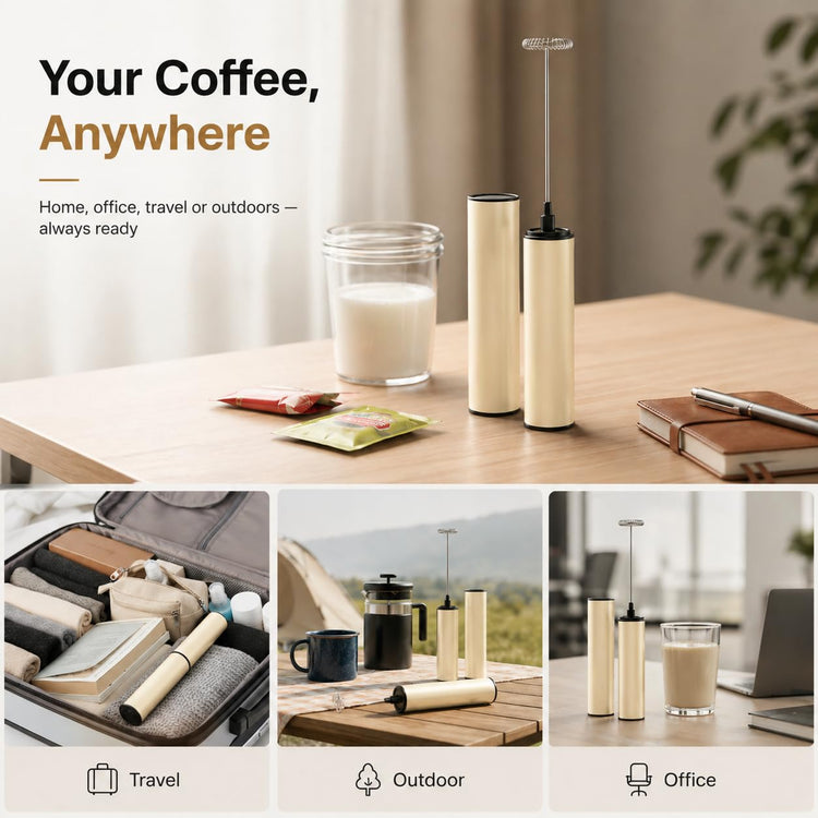 Rechargeable Milk Frother
