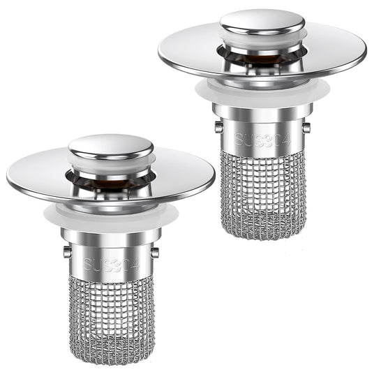 Bathroom Sink Drain Strainer (2 Count)