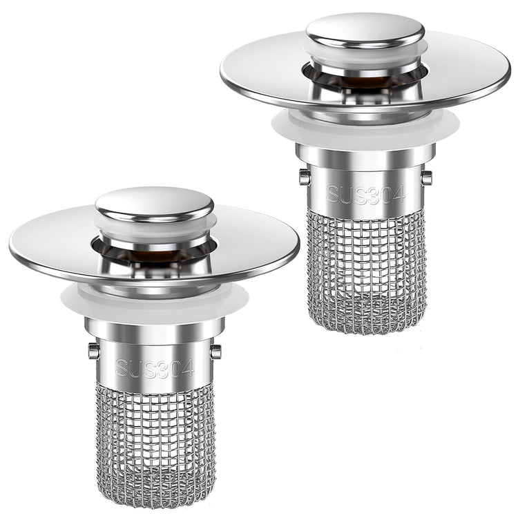 Bathroom Sink Drain Strainer (2 Count)