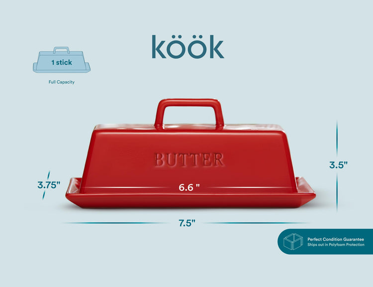 Ceramic Butter Dish with Lid