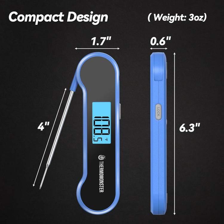 0.5 Sec Instant Read Meat Thermometer Digital for Cooking