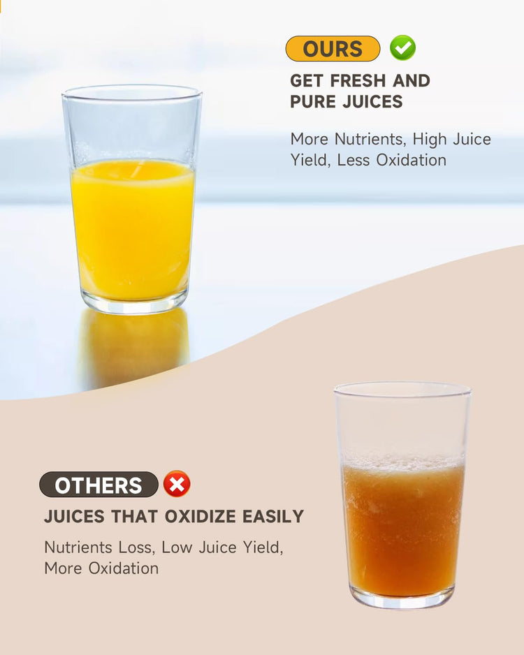 Cold Press Slow Juicers for Carrot Celery Ginger Beet