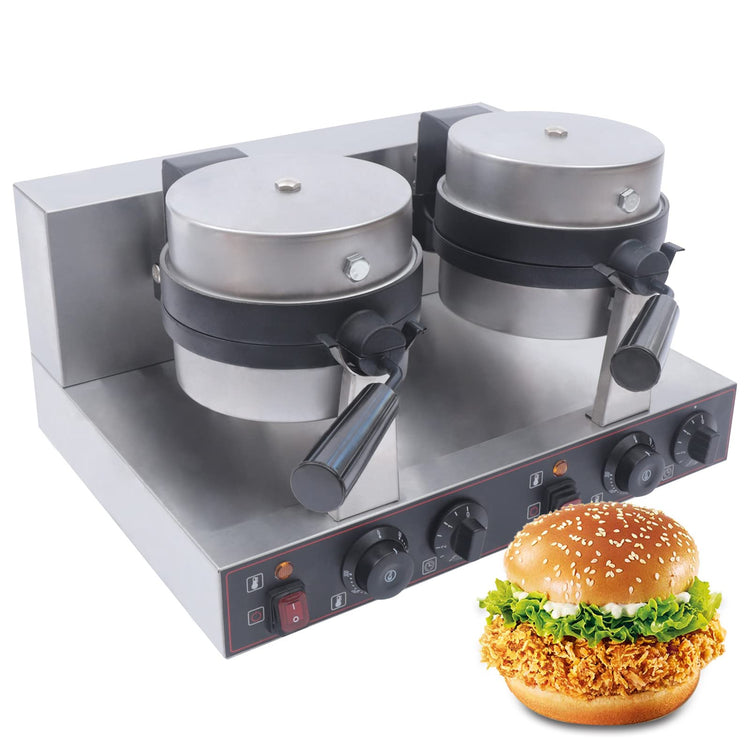 Commercial Electric Burger Waffle Maker Machine