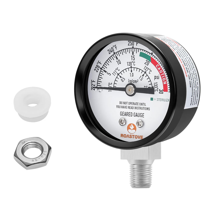 Black case Pressure Cooker Gauge