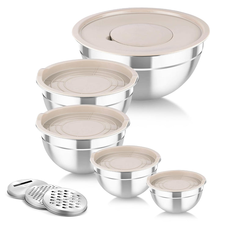 Mixing Bowls with Lids (5 Count)