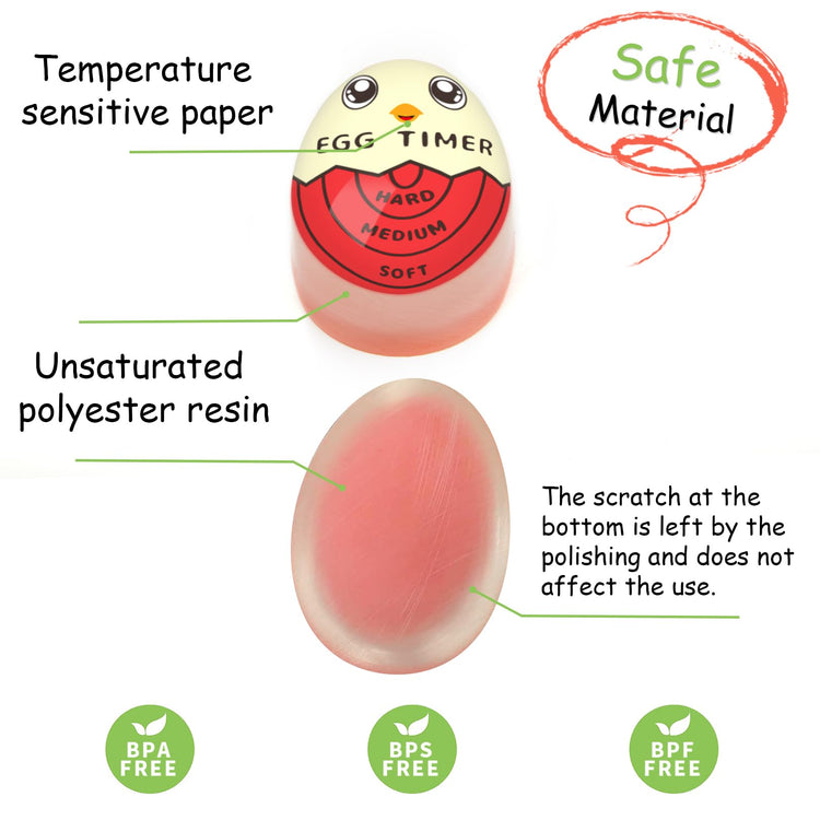 Egg Timer that Goes in Water for Boiling Eggs (2 Count)