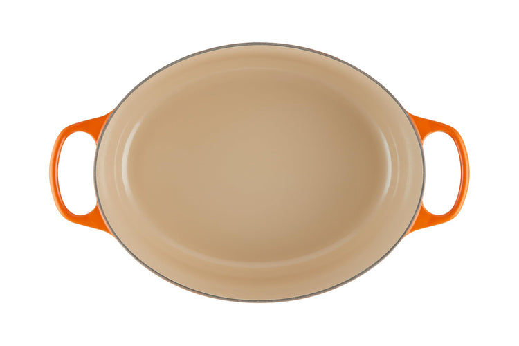 Enameled Cast Iron Oval Dutch Oven