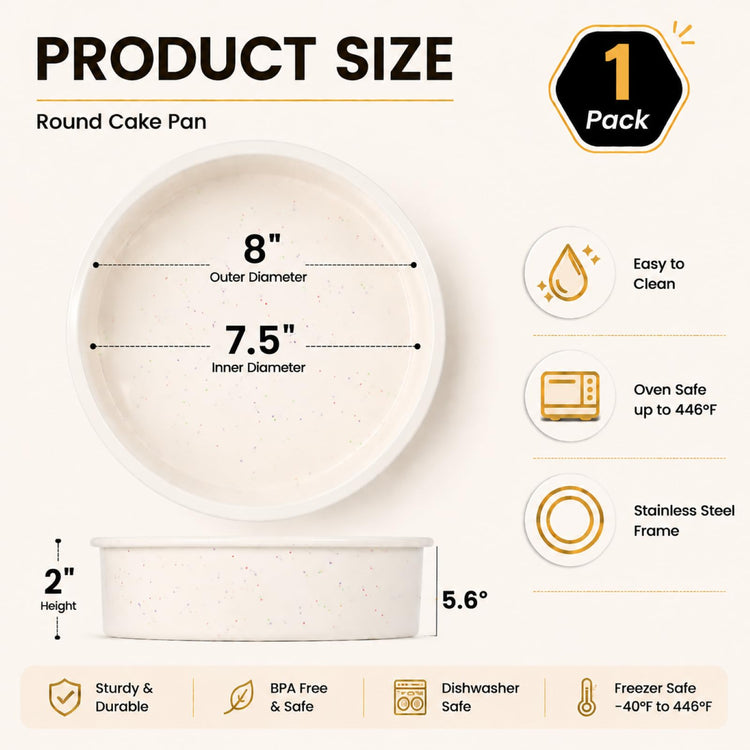 8 Inch Round Cake Pan