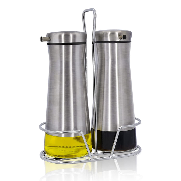 Oil And Vinegar Dispenser Set with Caddy (2 Count)