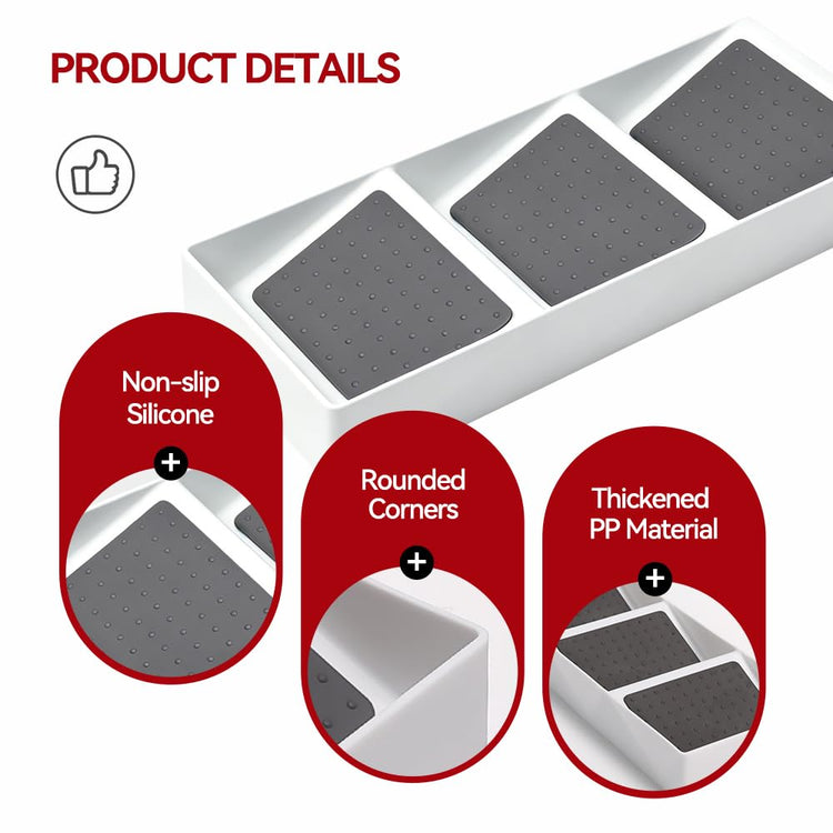 Small spice drawer organizer insert (2 Count)