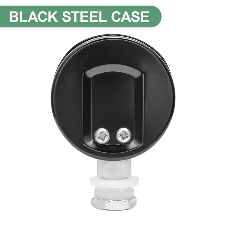 Black Steel Pressure Cooker Gauge