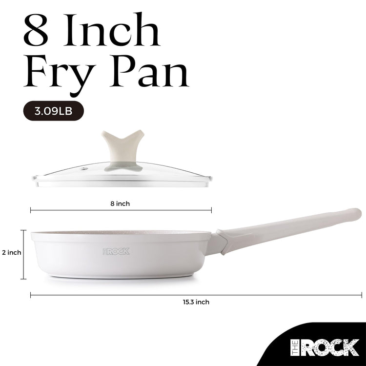 SOHO 8 Inch Non Stick Frying Pan with Lid
