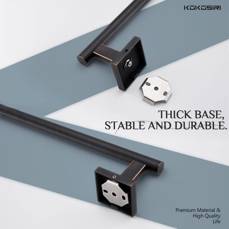 Bathroom Towel Bar 32'' Towel Holder for Bath Kitchen Cabinet Towel Rails 32 Inch Oil Rubbed Bronze Stainless Steel B4005ORB