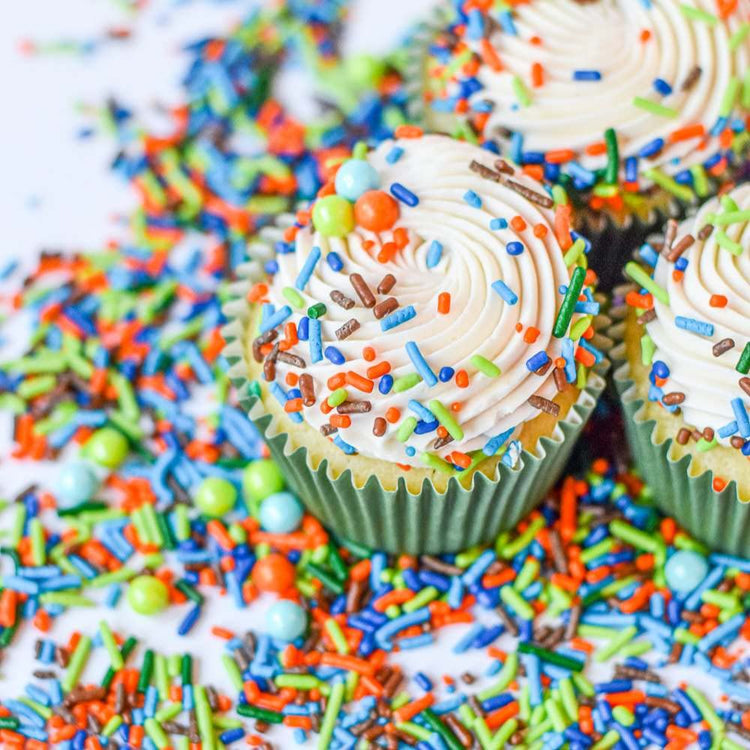 Dinosaur Sprinkles for Cupcakes Cake Decorating (4 Ounce)