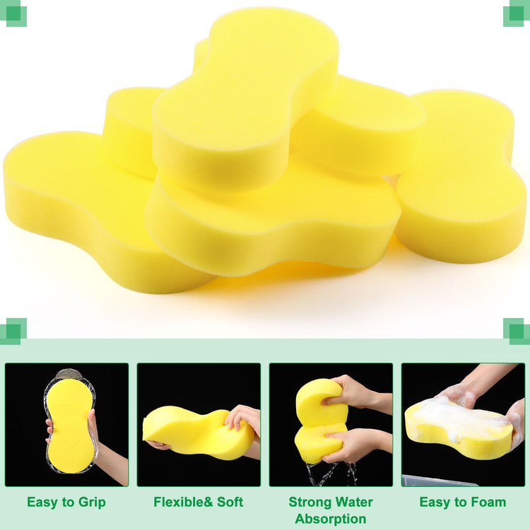 48 Pack Large Sponges Bulk Multi (48 Count)